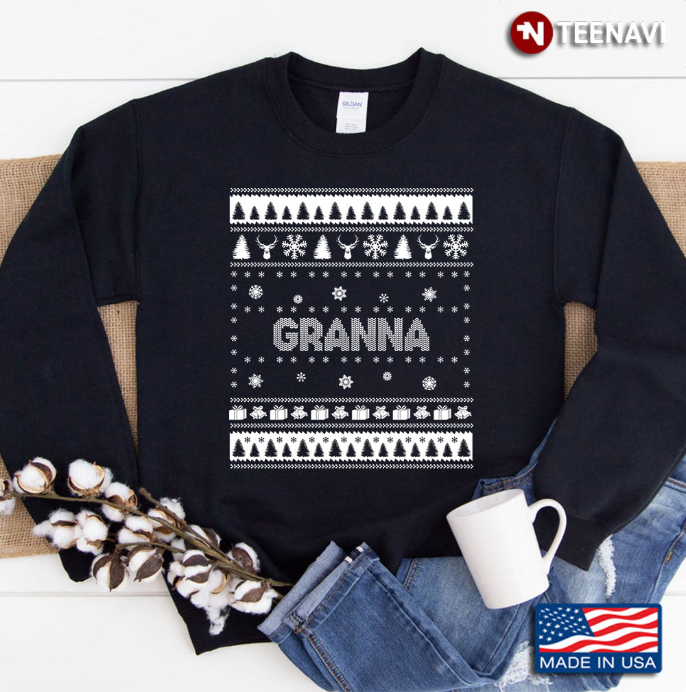 Great Granna Ugly Sweater Sweatshirt