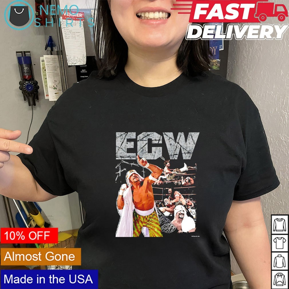 Sabu wrestler in Extreme Championship Wrestling ECW shirt
