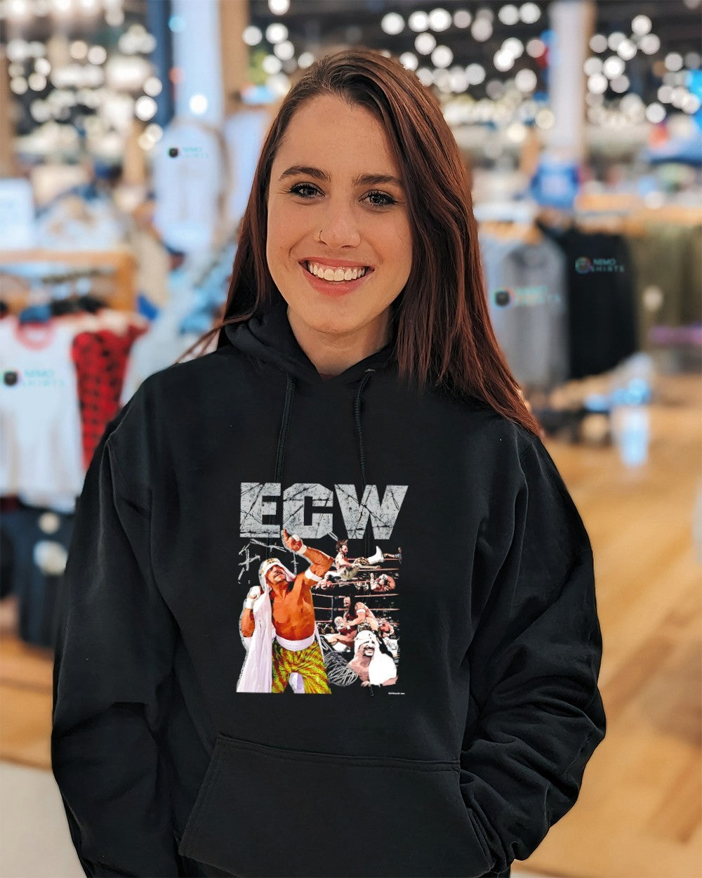 Sabu wrestler in Extreme Championship Wrestling ECW shirt