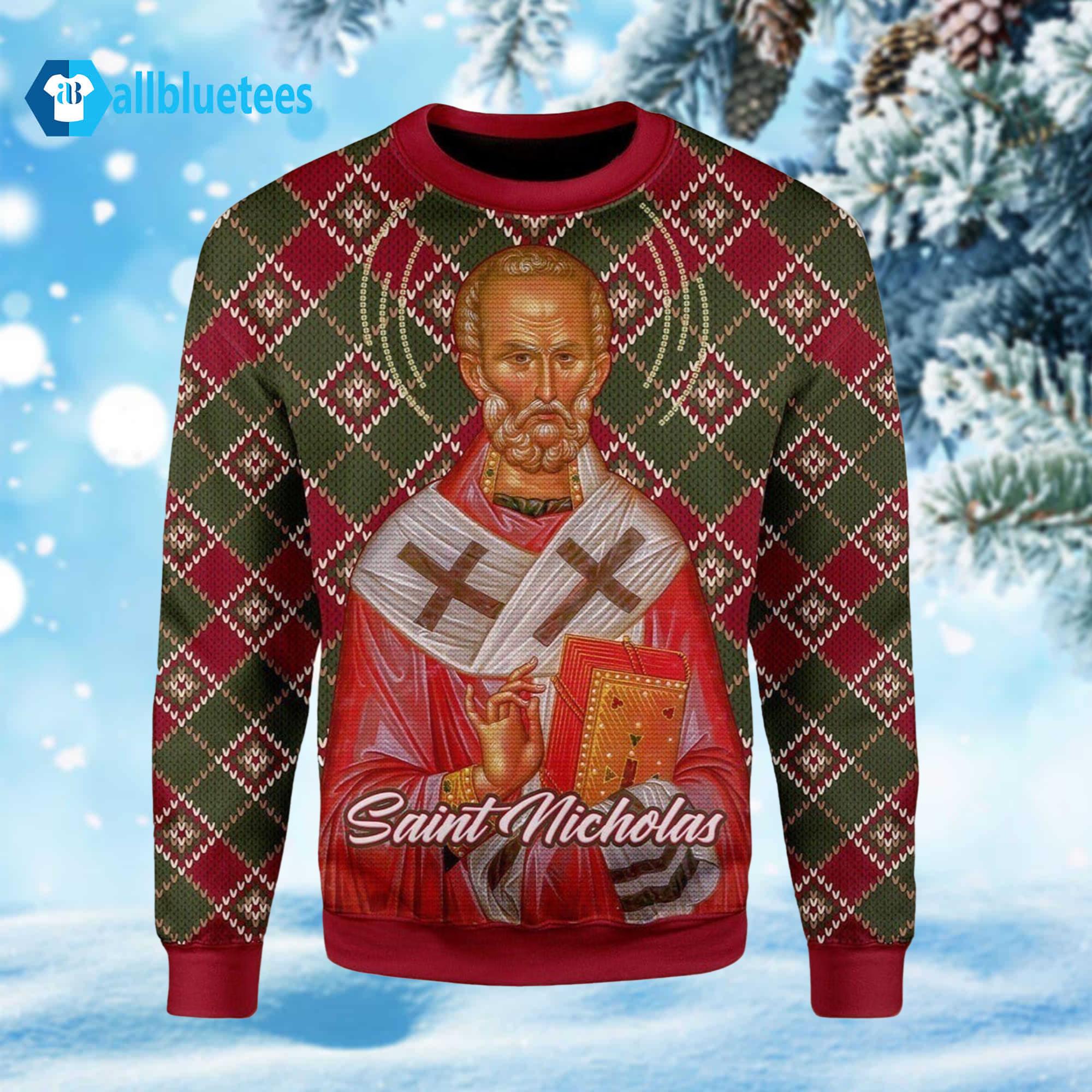 Saint Nicholas Ugly Christmas Sweater