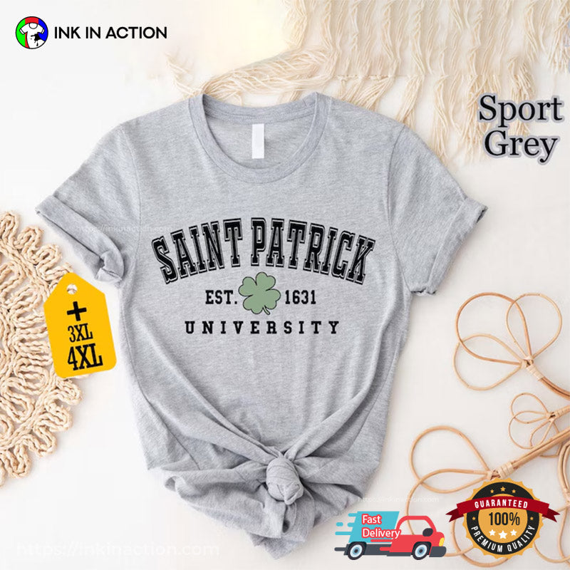 Saint Patrick University Est. 1631 Comfort Colors T-shirt