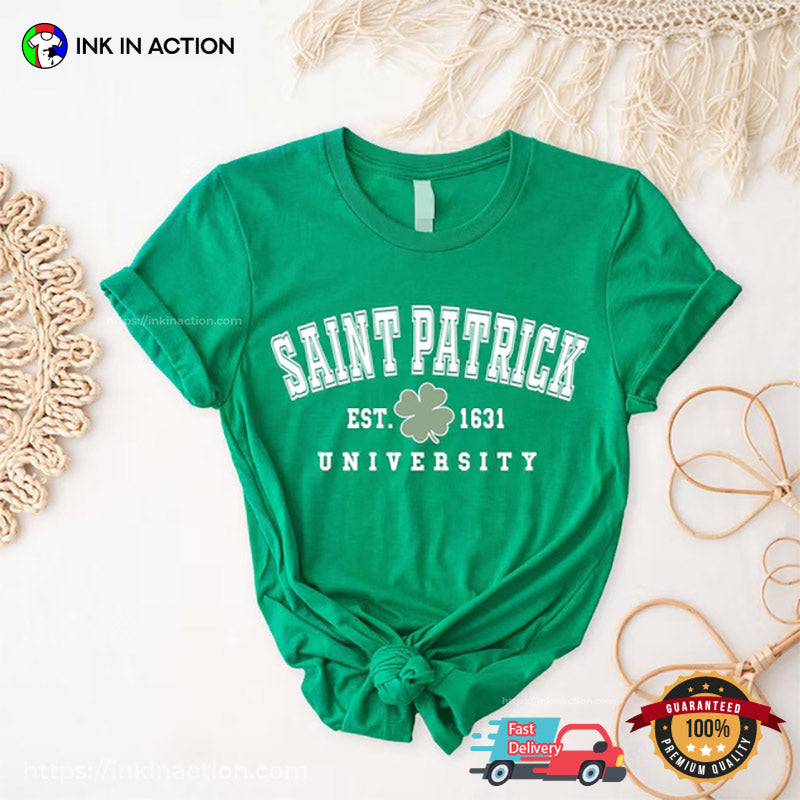 Saint Patrick University Est. 1631 Comfort Colors T-shirt