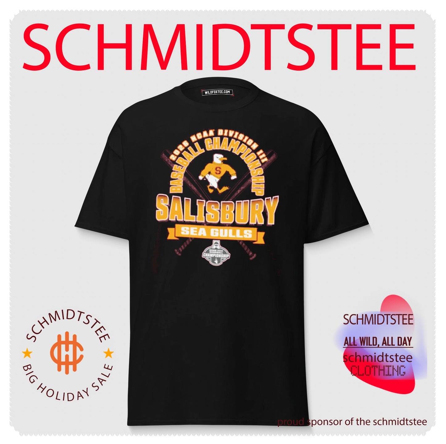 Salisbury Sea Gulls 2026 NCAA Division III Baseball Championship shirt