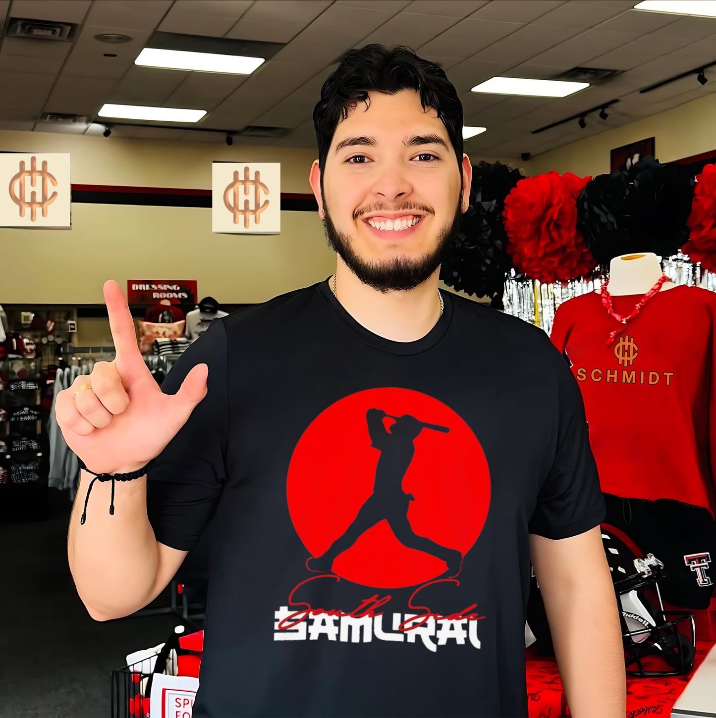 Samurai Baseball Player Silhouette Shirt