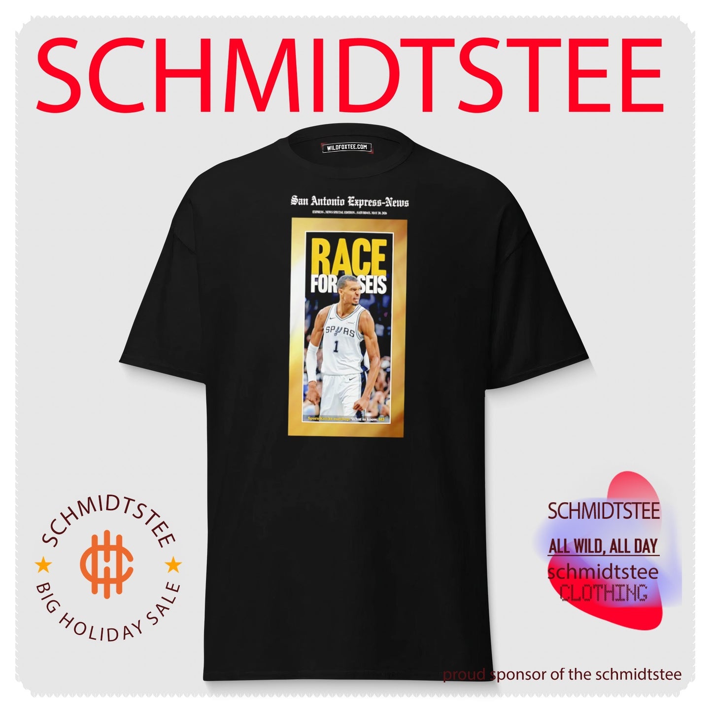 San Antonio Express News Race to Seis shirt