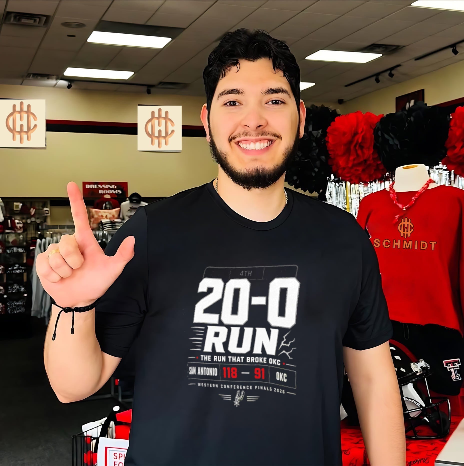 San Antonio Spurs 20-0 Run The run that broke OKC shirt
