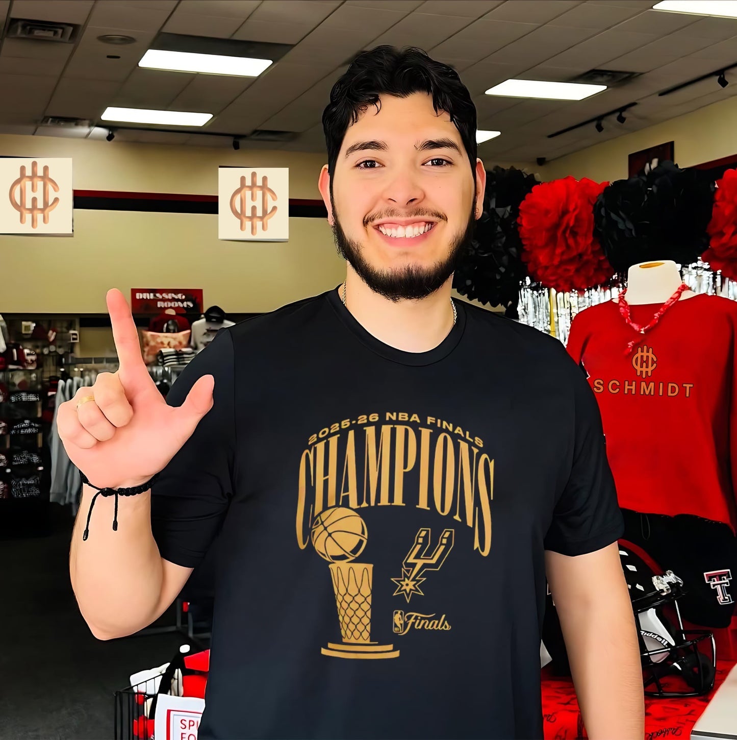 San Antonio Spurs 2025 2026 NBA Finals Champions shirt