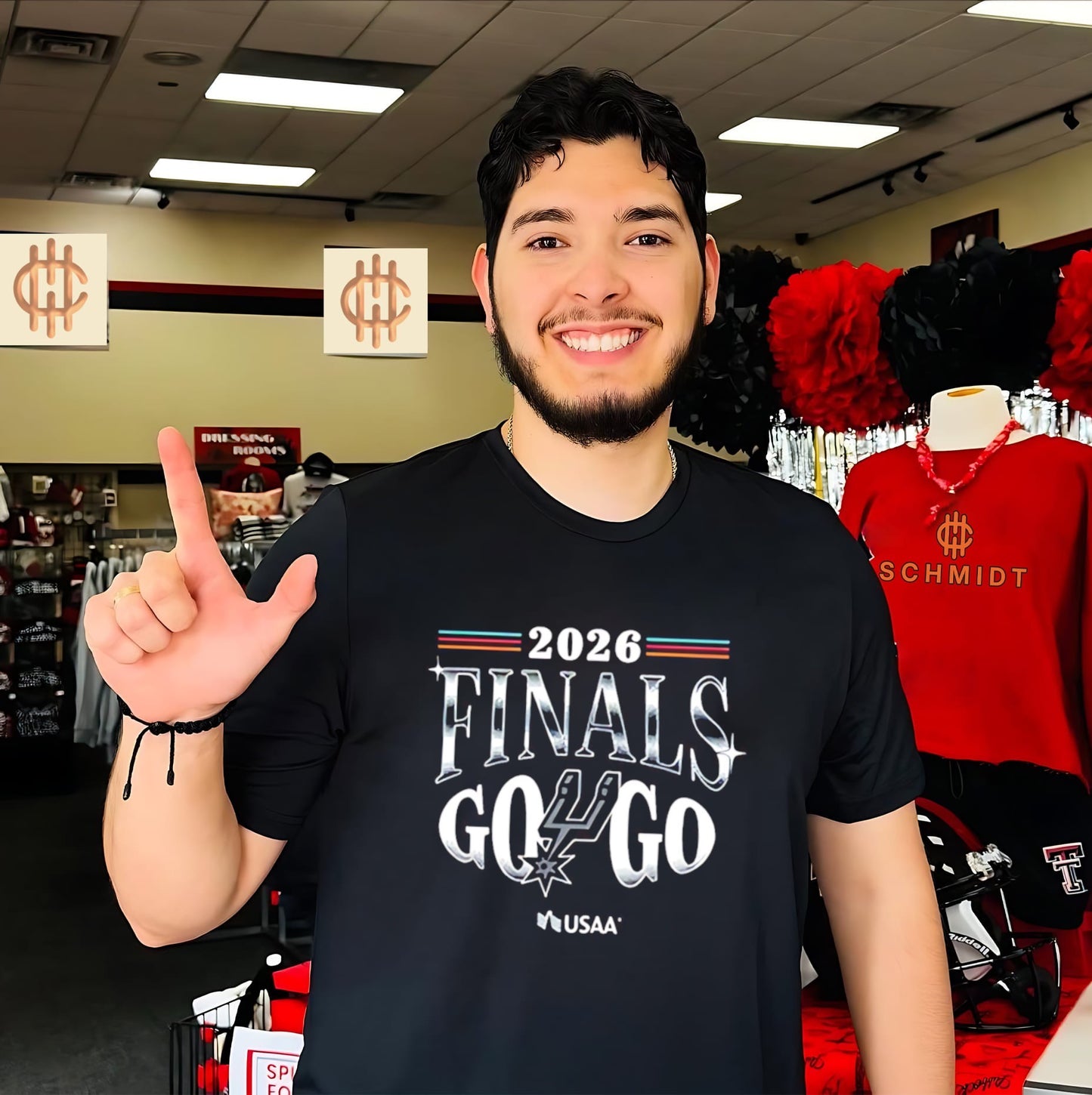 San Antonio Spurs 2026 NBA Finals Black shirt
