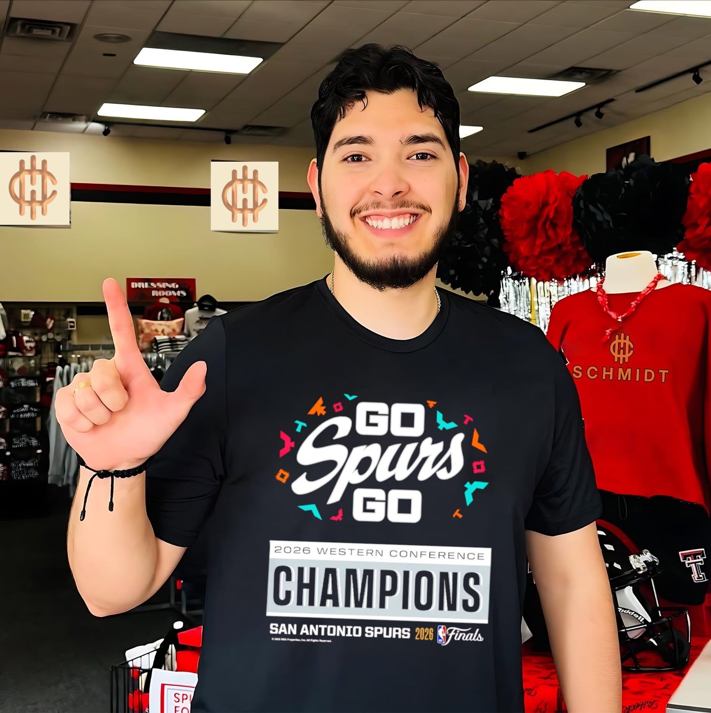 San Antonio Spurs 2026 NBA Finals Western Conference Champions shirt