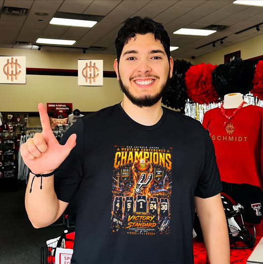San Antonio Spurs 2026 Western Conference Champs Por Vida Victory is a Standard shirt