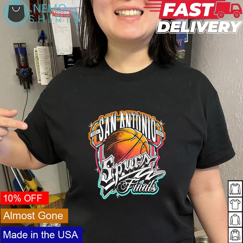 San Antonio Spurs Finals 2025 2026 logo shirt