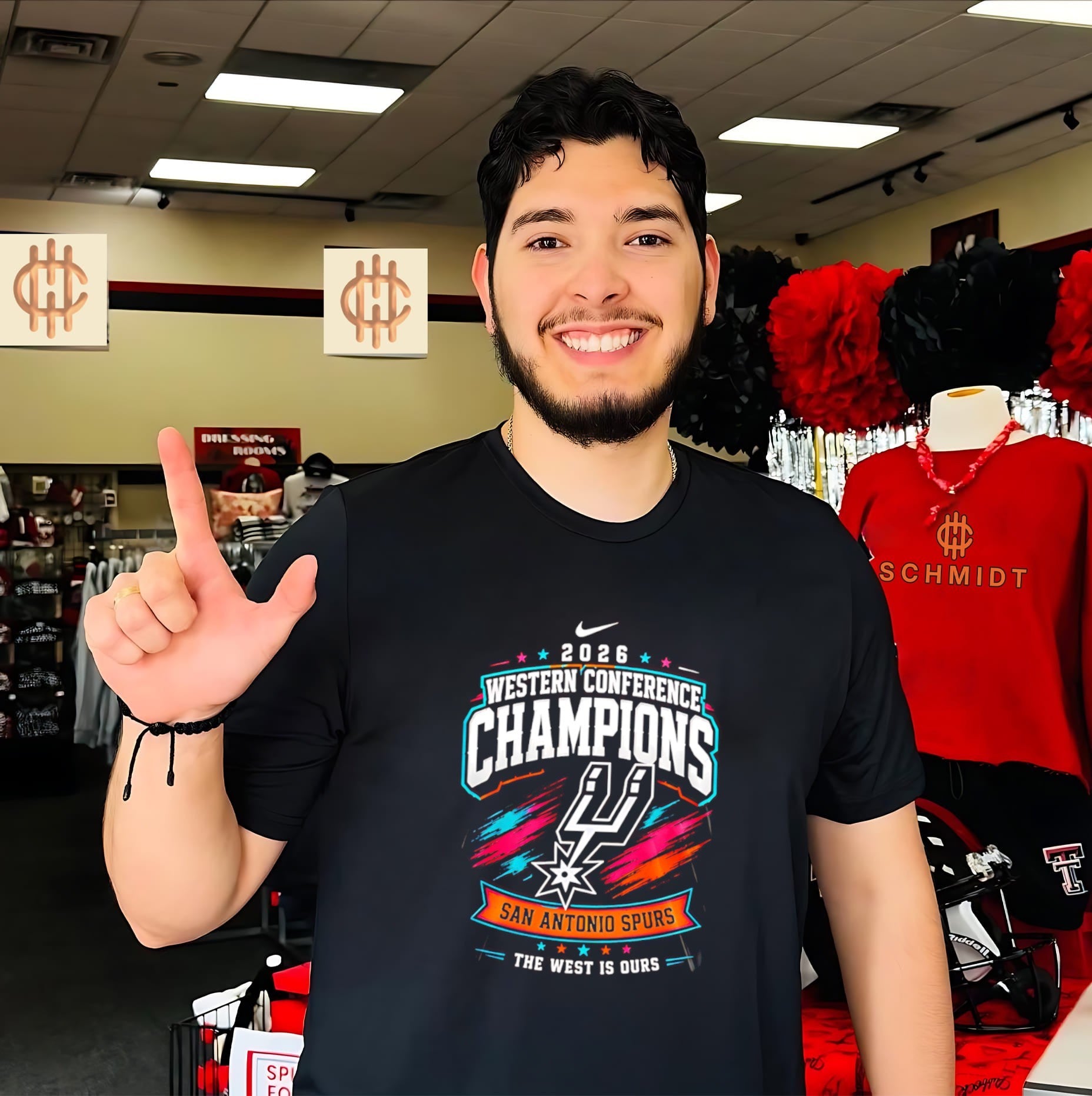 San Antonio Spurs NBA Western Conference Champions 2026 graphic shirt