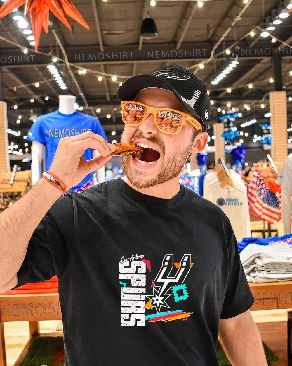 San Antonio Spurs National Texas basketball association logo shirt