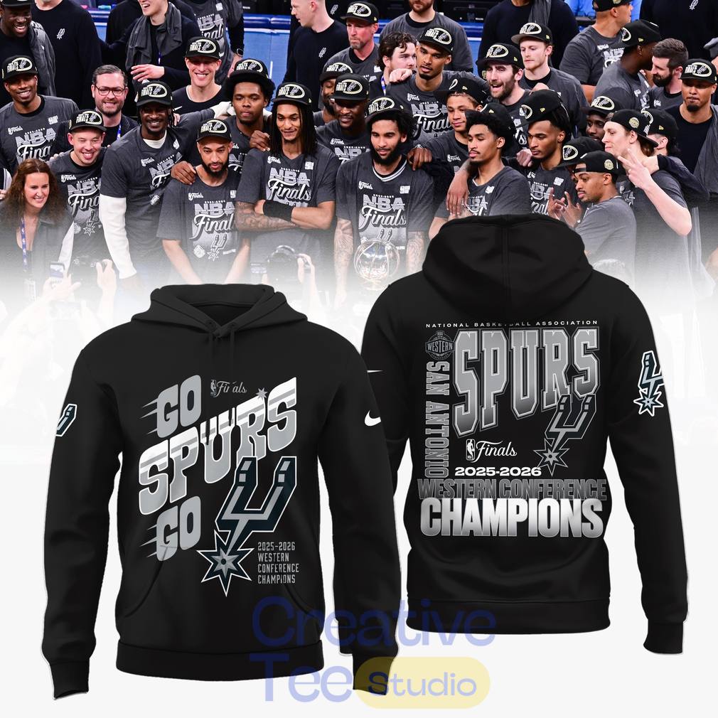 San Antonio Spurs Western Conference Champions 2026 Special Tee Hoodie