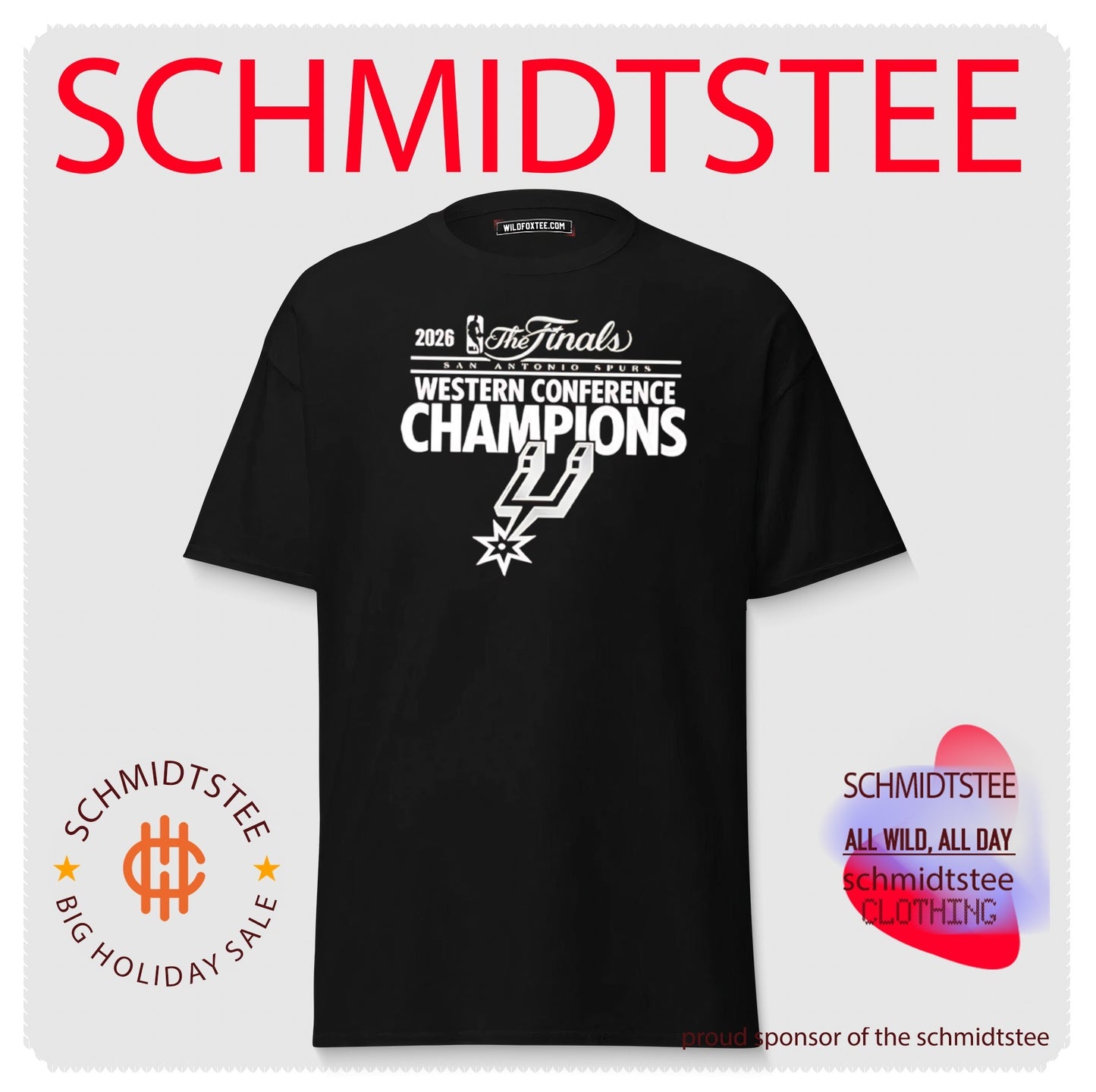 San Antonio Spurs Western Conference Champions 2026 Shirt