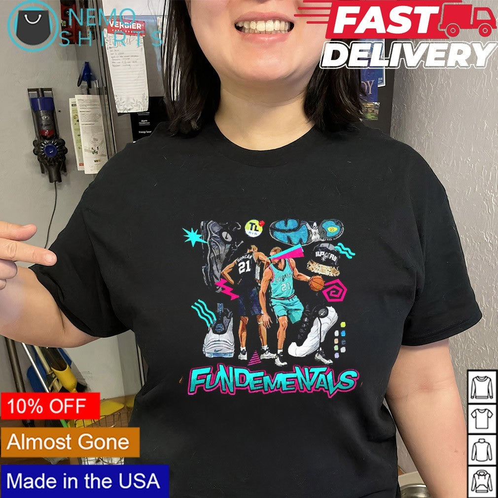 San Antonio Spurs fundementals back to the basic shirt