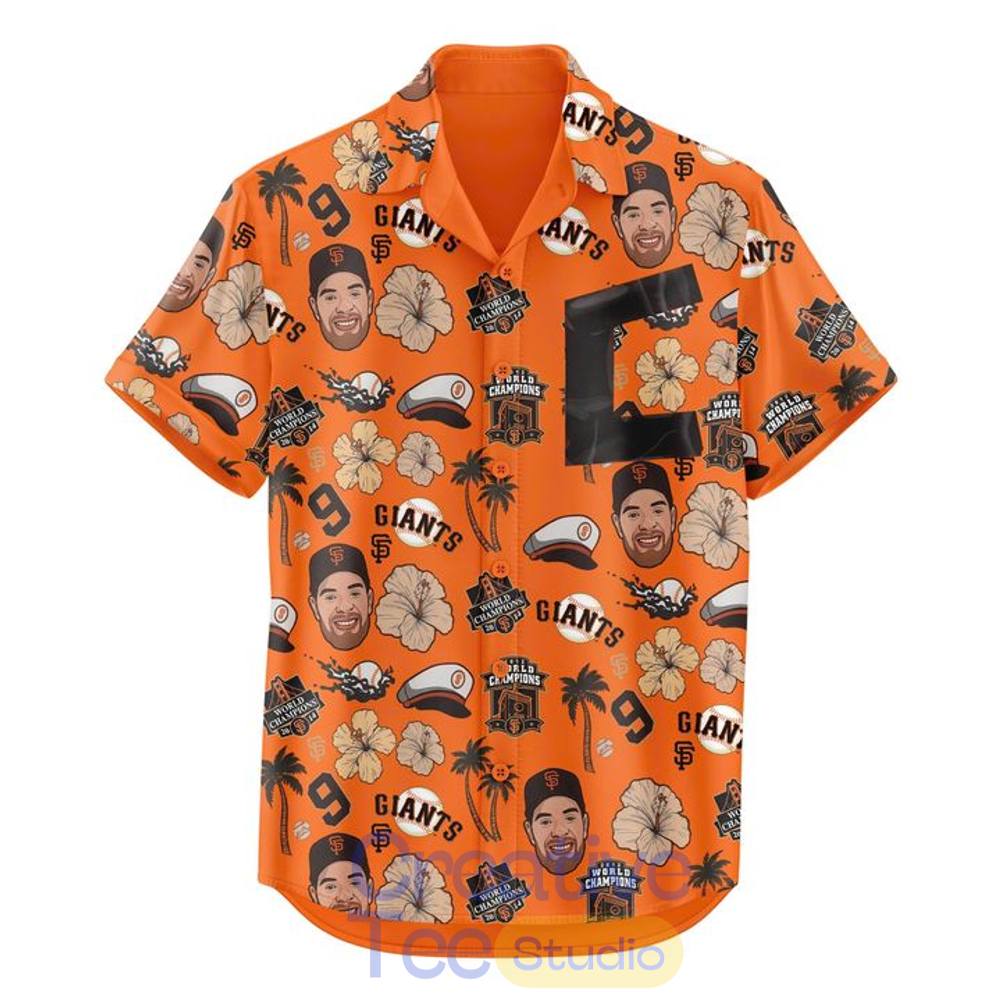 San Francisco Giants Brandon Belt Celebration Day Aloha Shirt