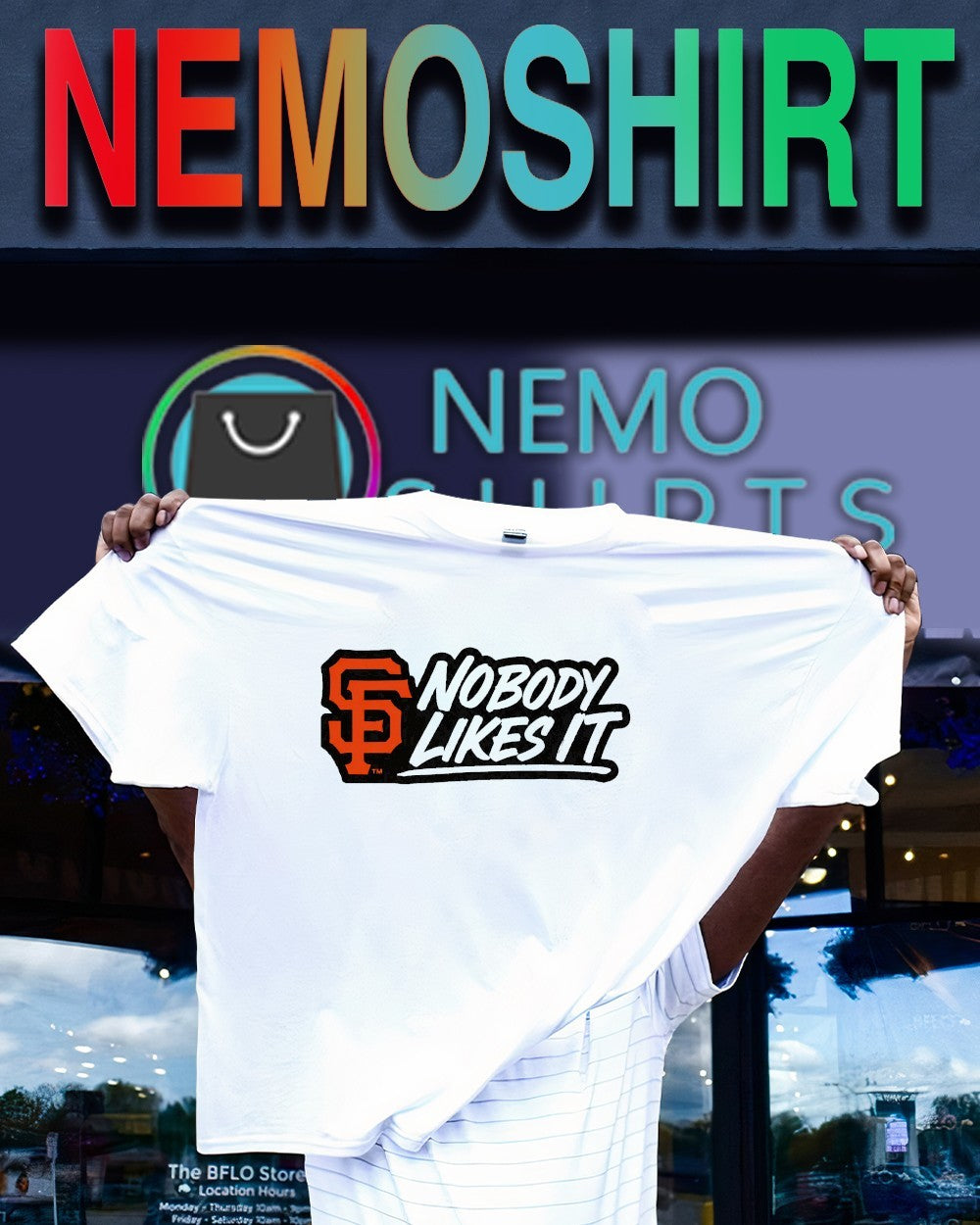 San Francisco Giants nobody likes it shirt