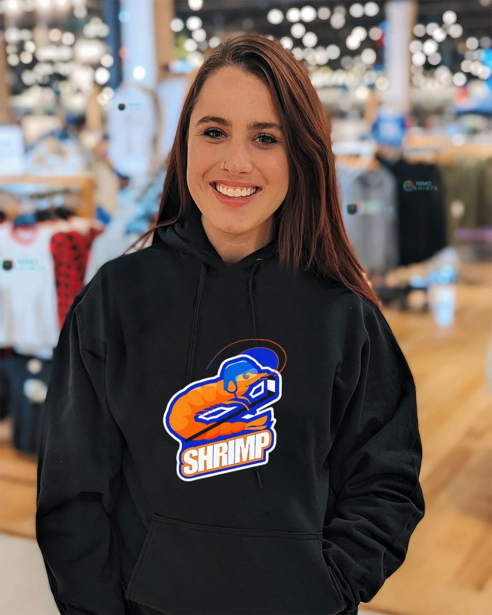 San Jose Shrimp ice hockey team logo shirt