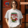 Santa Claus Santa Snacks a Holiday you can crunch ugly Christmas shirt