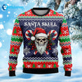 Santa Skull Ugly Christmas Sweater