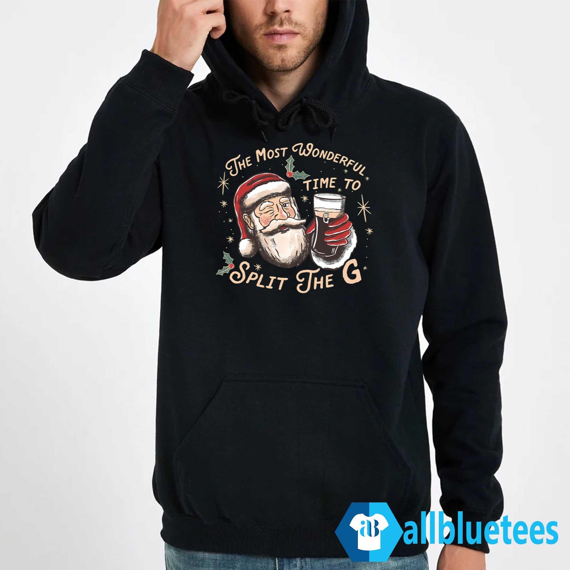 Santa The Most Wonderful Time To Split The G Shirt