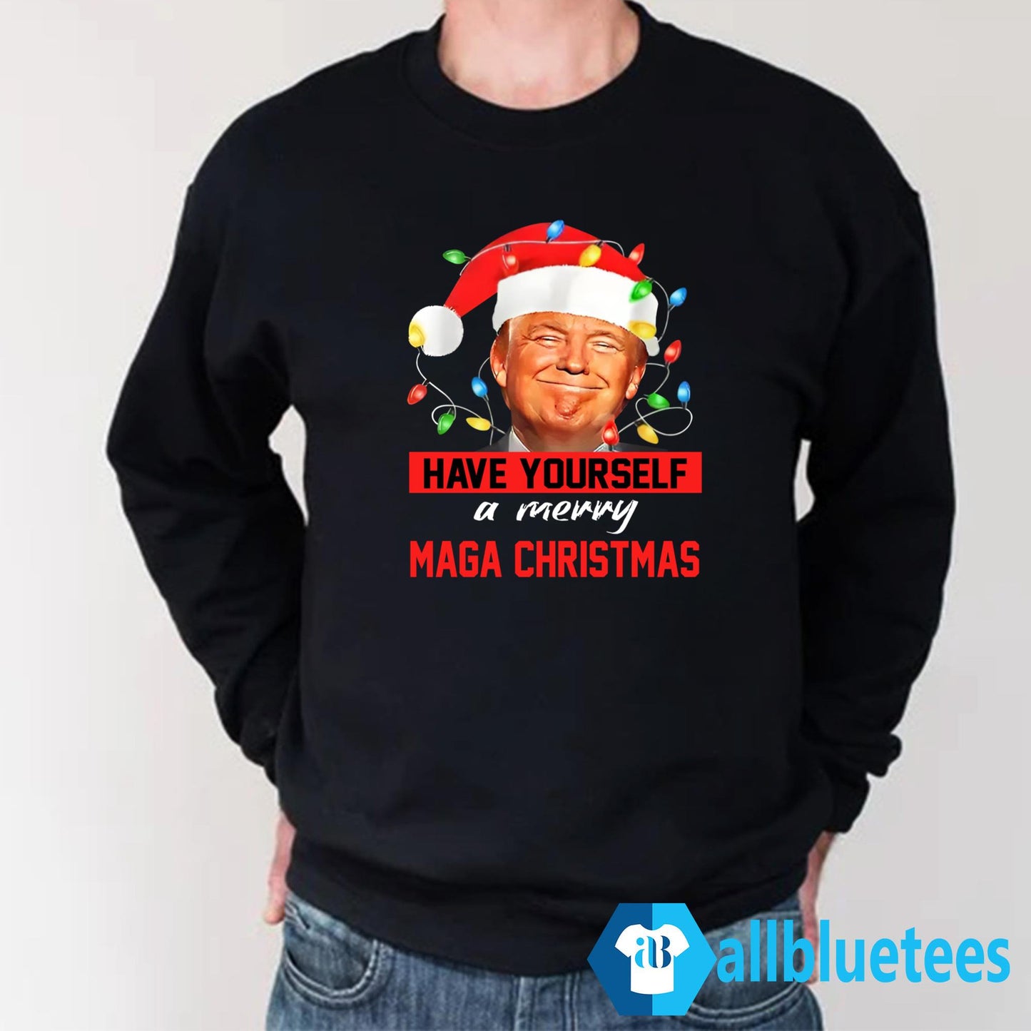 Santa Trump Have Yourself A Merry MAGA Christmas Shirt