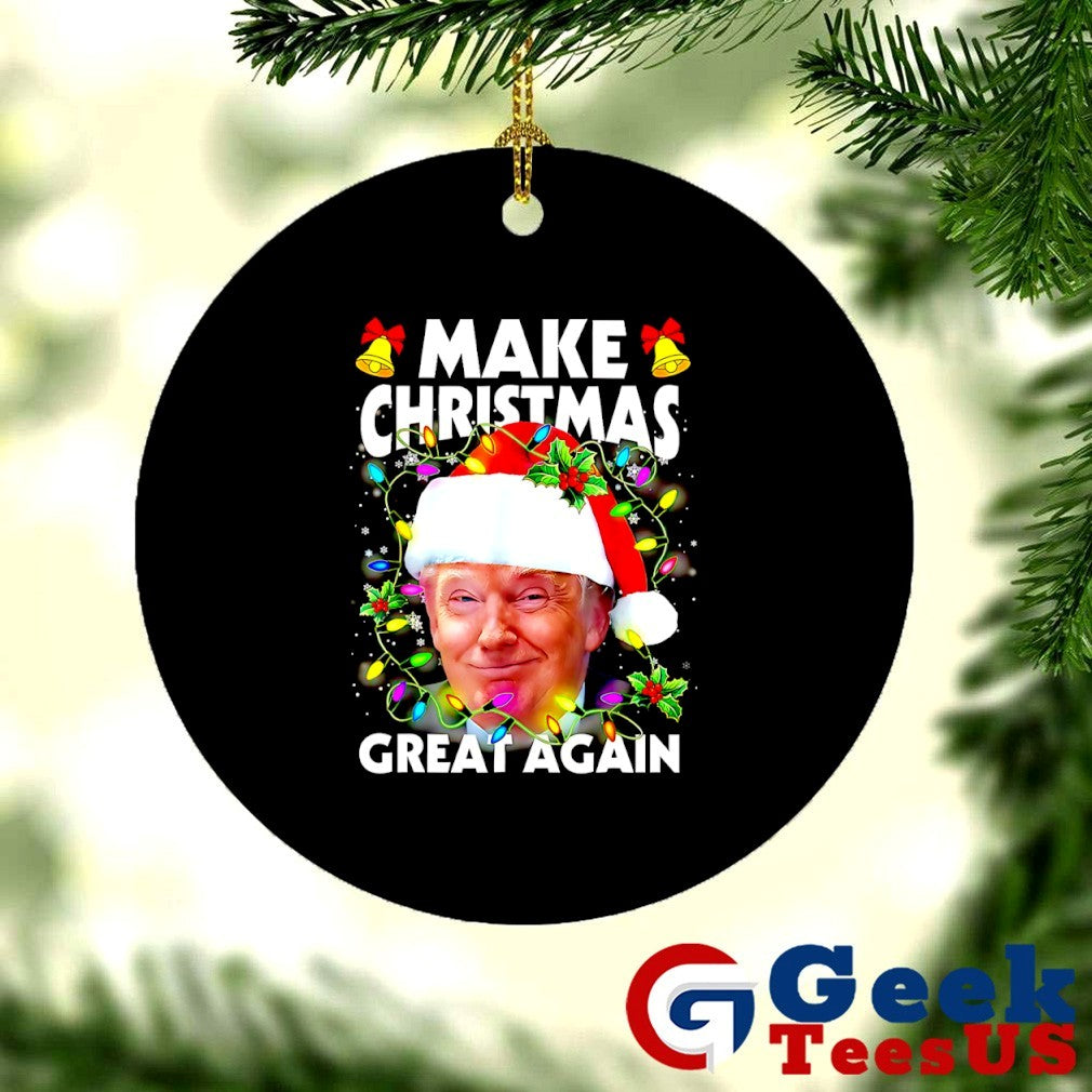 Santa Trump Make Christmas Great Again ugly Xmas 2025 shirt