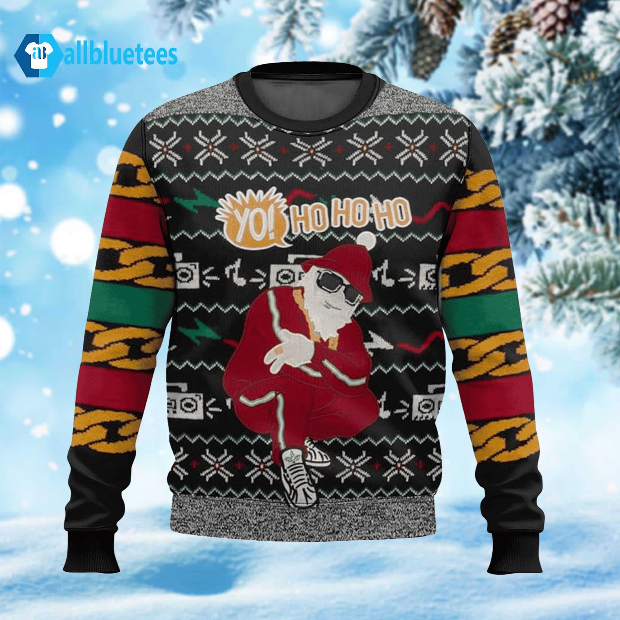 Santa Yo Ho Ho Ho Ugly Christmas Sweater