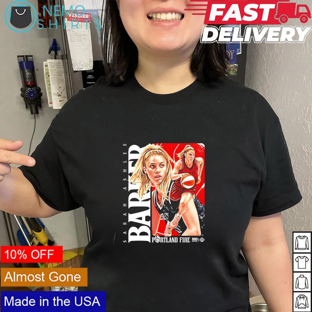 Sarah Ashlee Barker Portland Fire WNBA player shirt