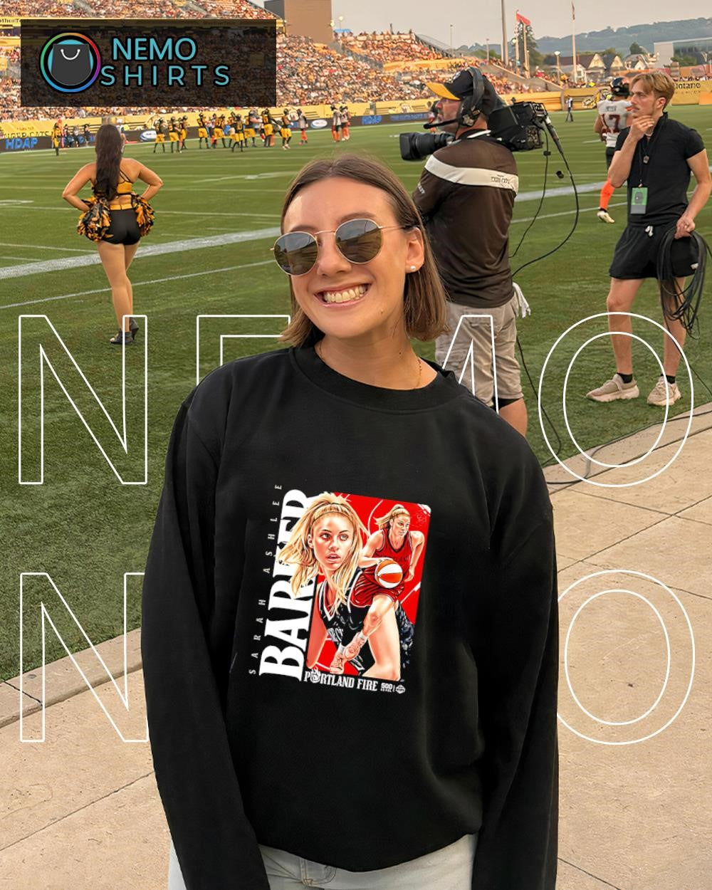 Sarah Ashlee Barker Portland Fire WNBA player shirt