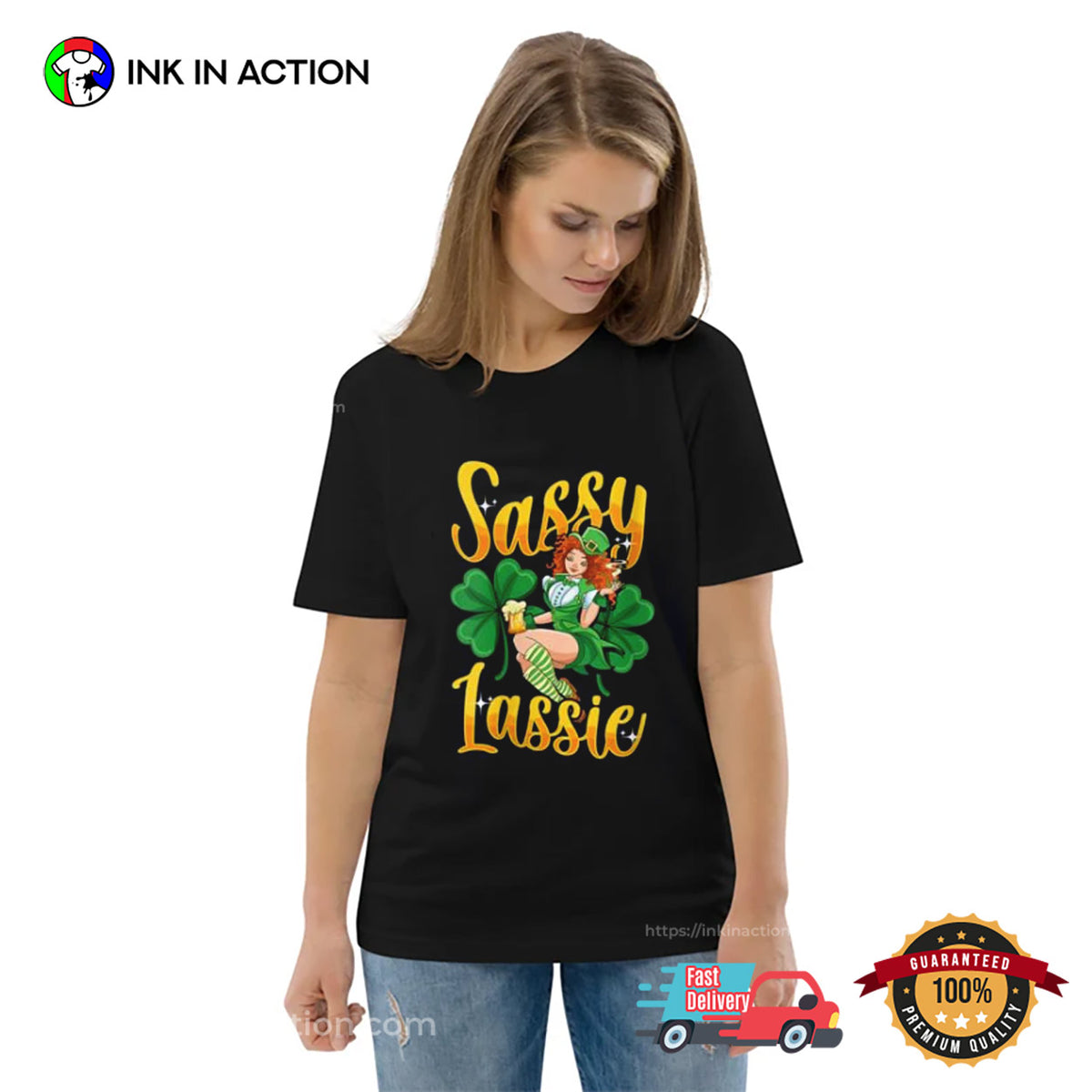 Sassy Lassie Saint Patrick T-shirt