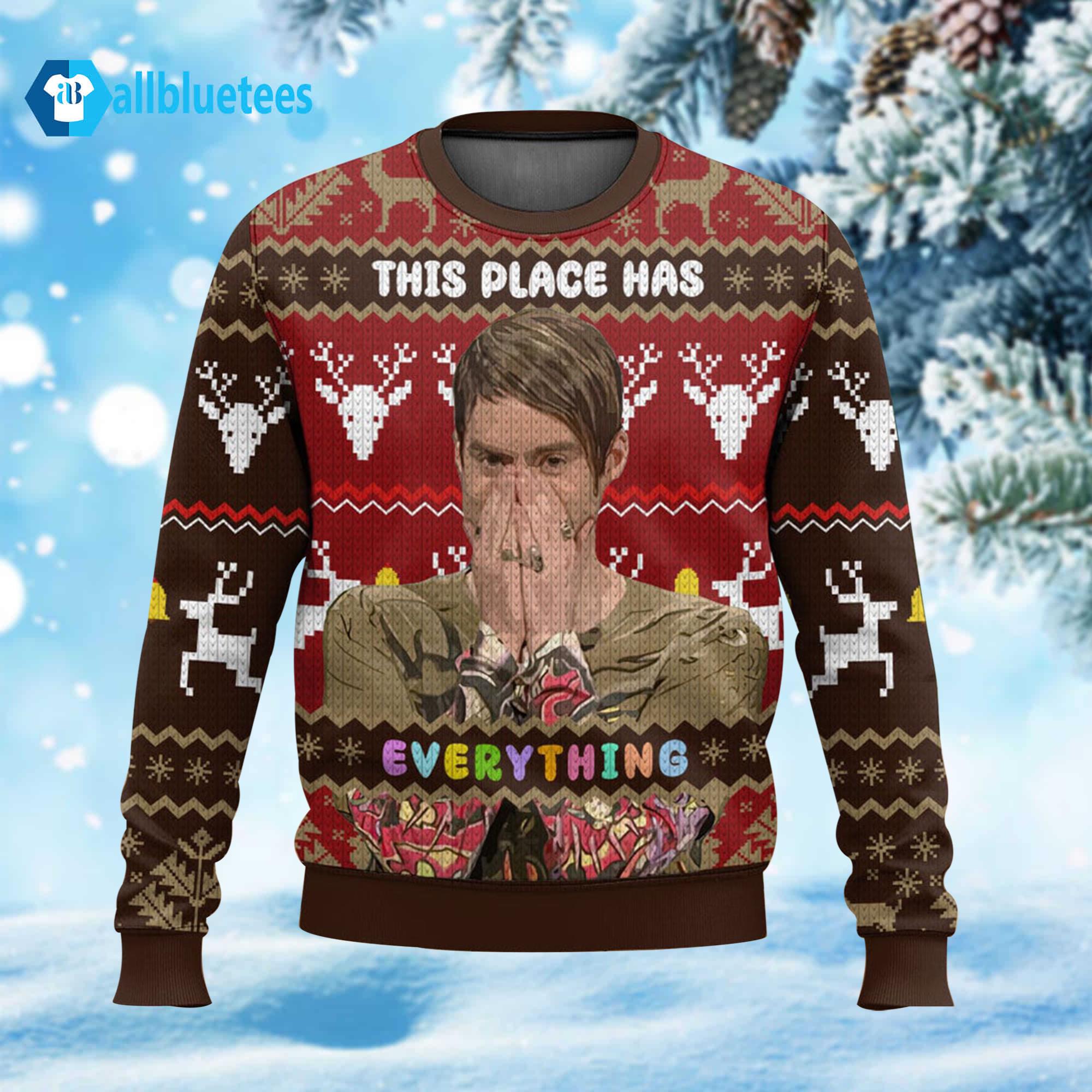 Saturday Night Live Stefon This Place Has Everything Ugly Christmas Sweater