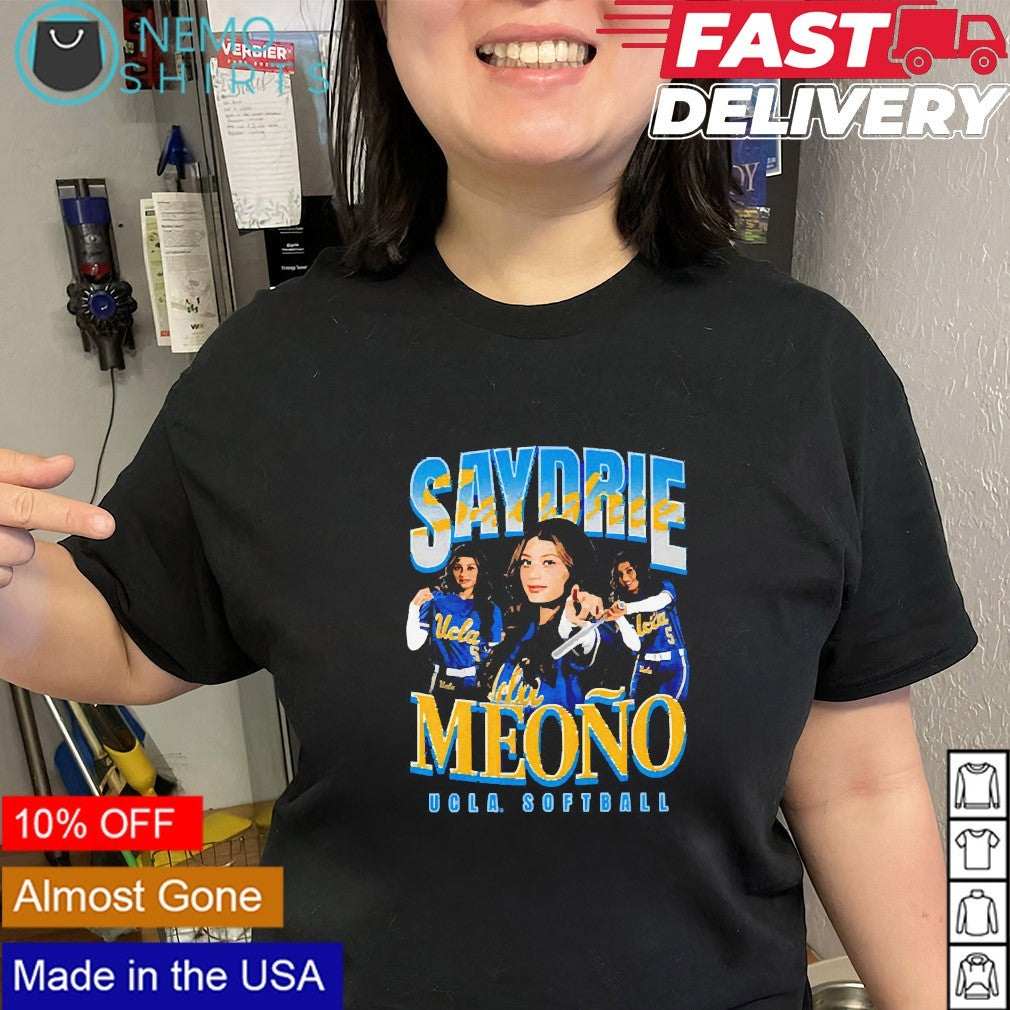 Saydrie Meono Ucla Bruins softball player graphic shirt