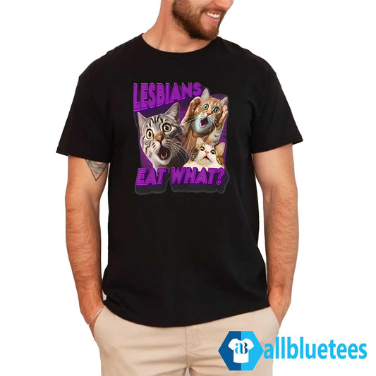 Scary Cat Lesbian Eat What Shirt