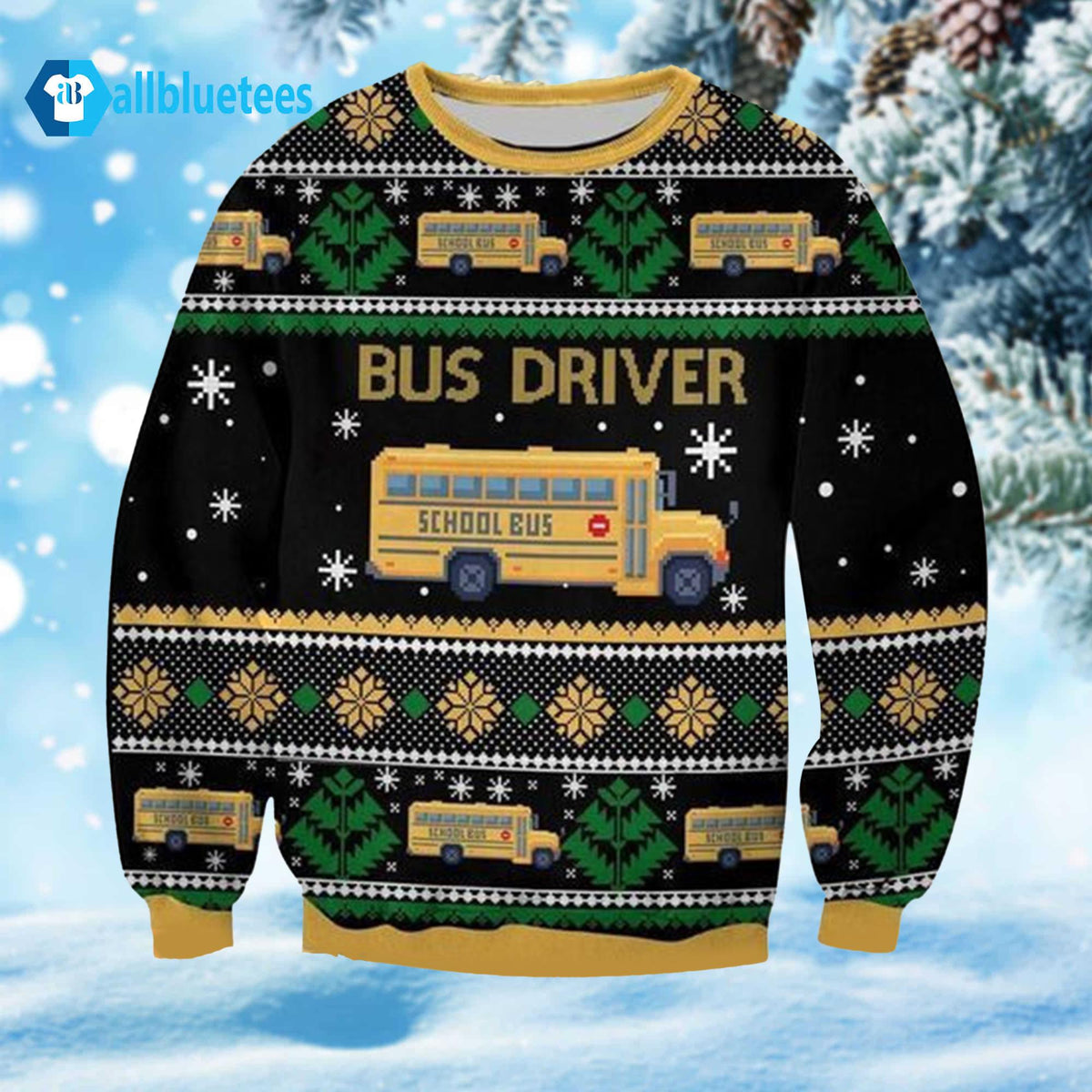School Bus Driver Christmas Sweater