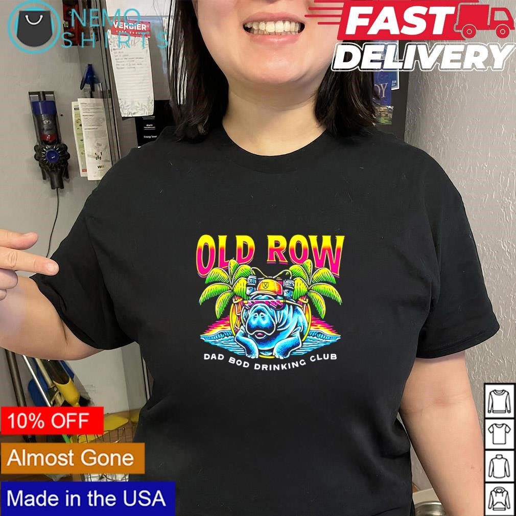 Sea lions the party manatee dad bod drinking club shirt