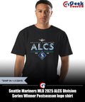 Seattle Mariners MLB 2025 ALCS Division Series Winner Postseason logo shirt