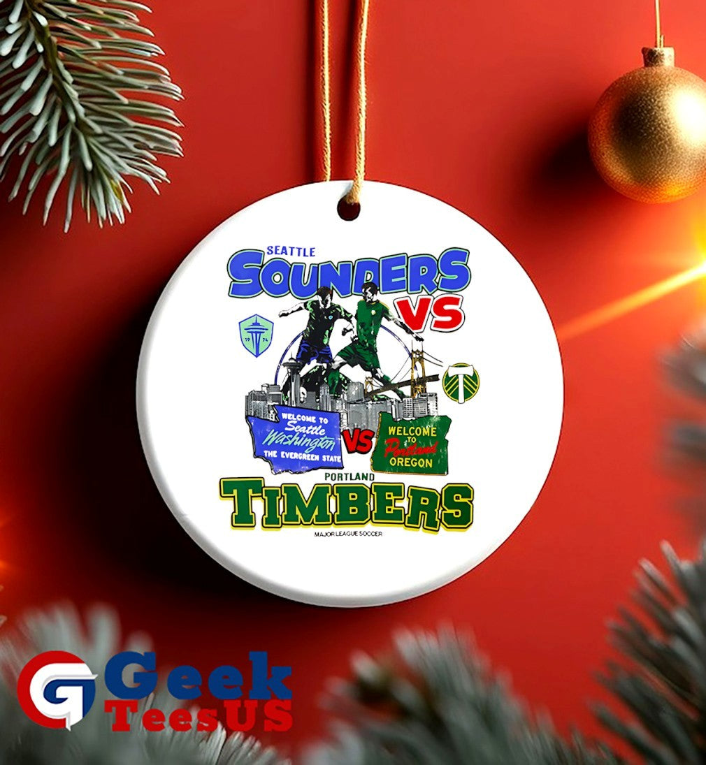 Seattle Sounders vs Portland Timbers graphic shirt