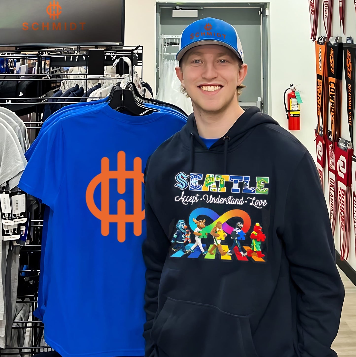 Seattle Sports accept understand love mascot shirt