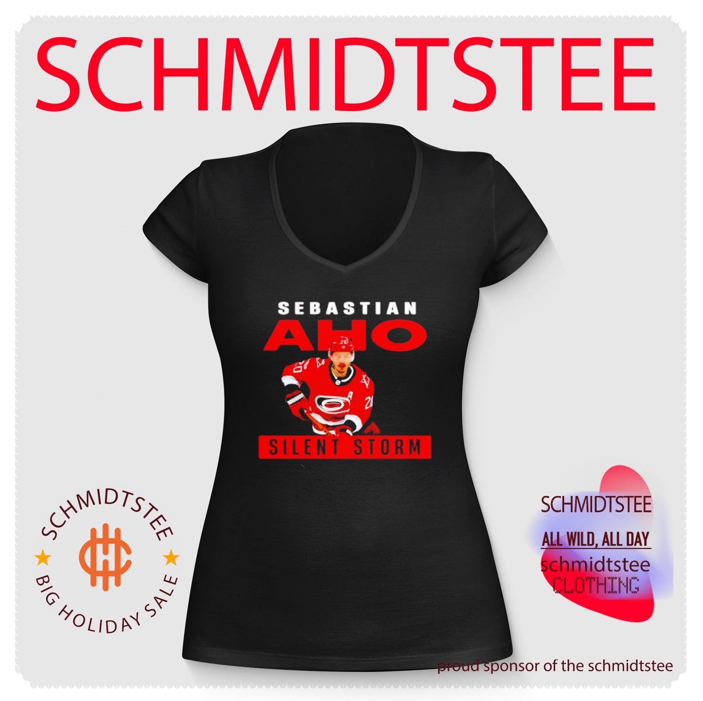 Sebastian Aho Silent Storm Carolina Hurricanes Hockey Fan Shirt