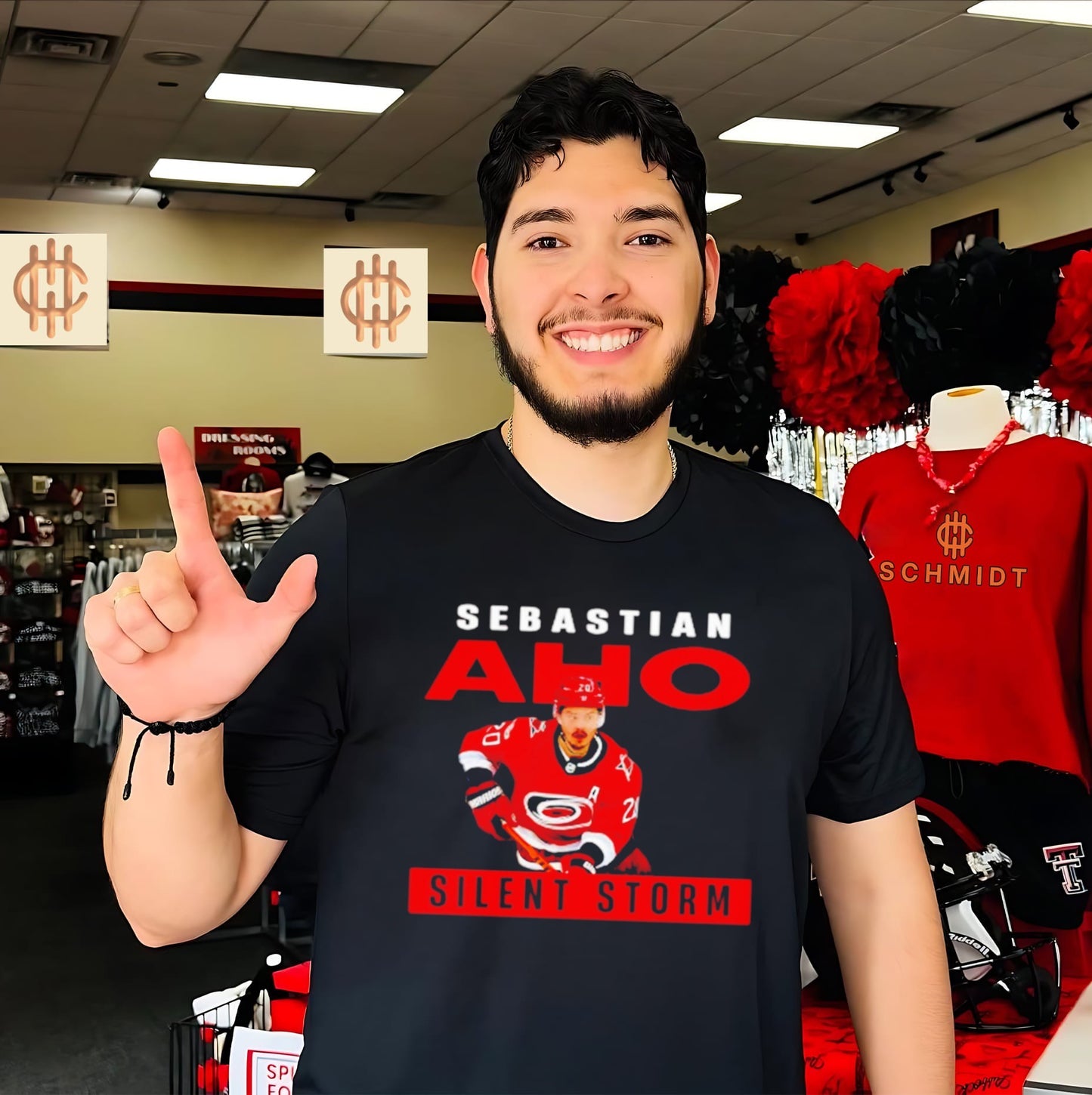 Sebastian Aho Silent Storm Carolina Hurricanes Hockey Fan Shirt