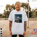 Selfie Dogs With Alien UFO Funny T-shirt