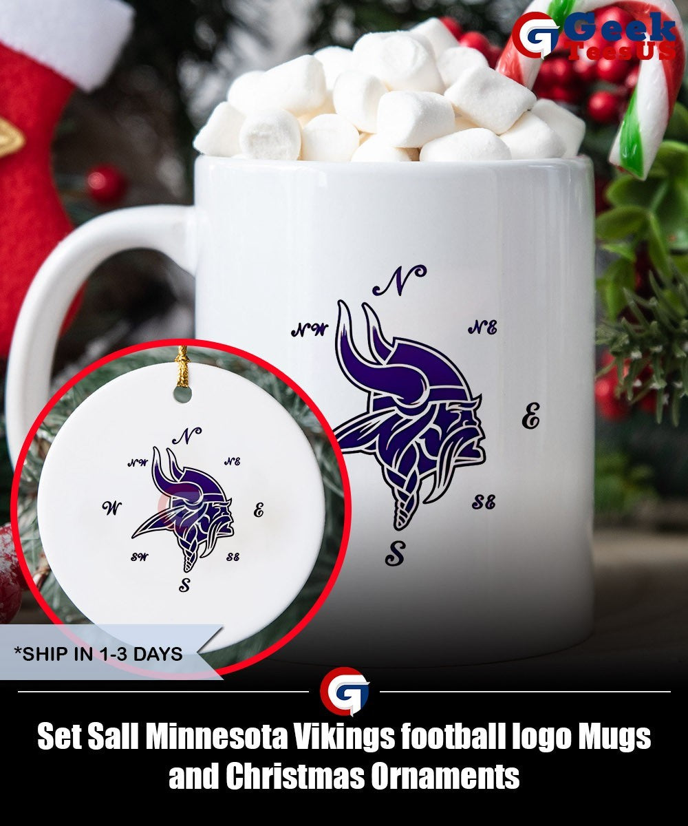 Set Sall Minnesota Vikings football logo shirt