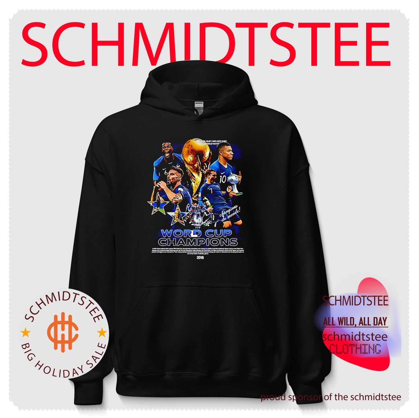 Shadowz France World Cup Champions illustration shirt