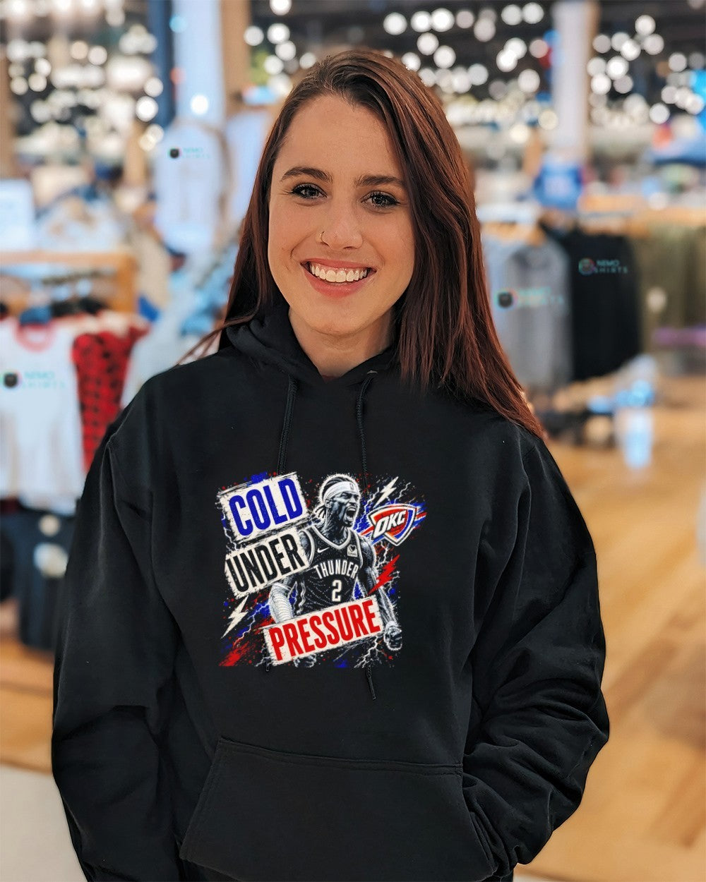 Shai Gilgeous-Alexander 2 Oklahoma City Thunder cold under pressure shirt