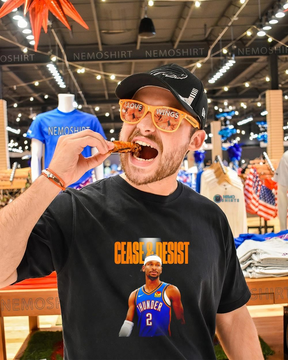 Shai Gilgeous-Alexander OKC Thunder cease and desist shirt