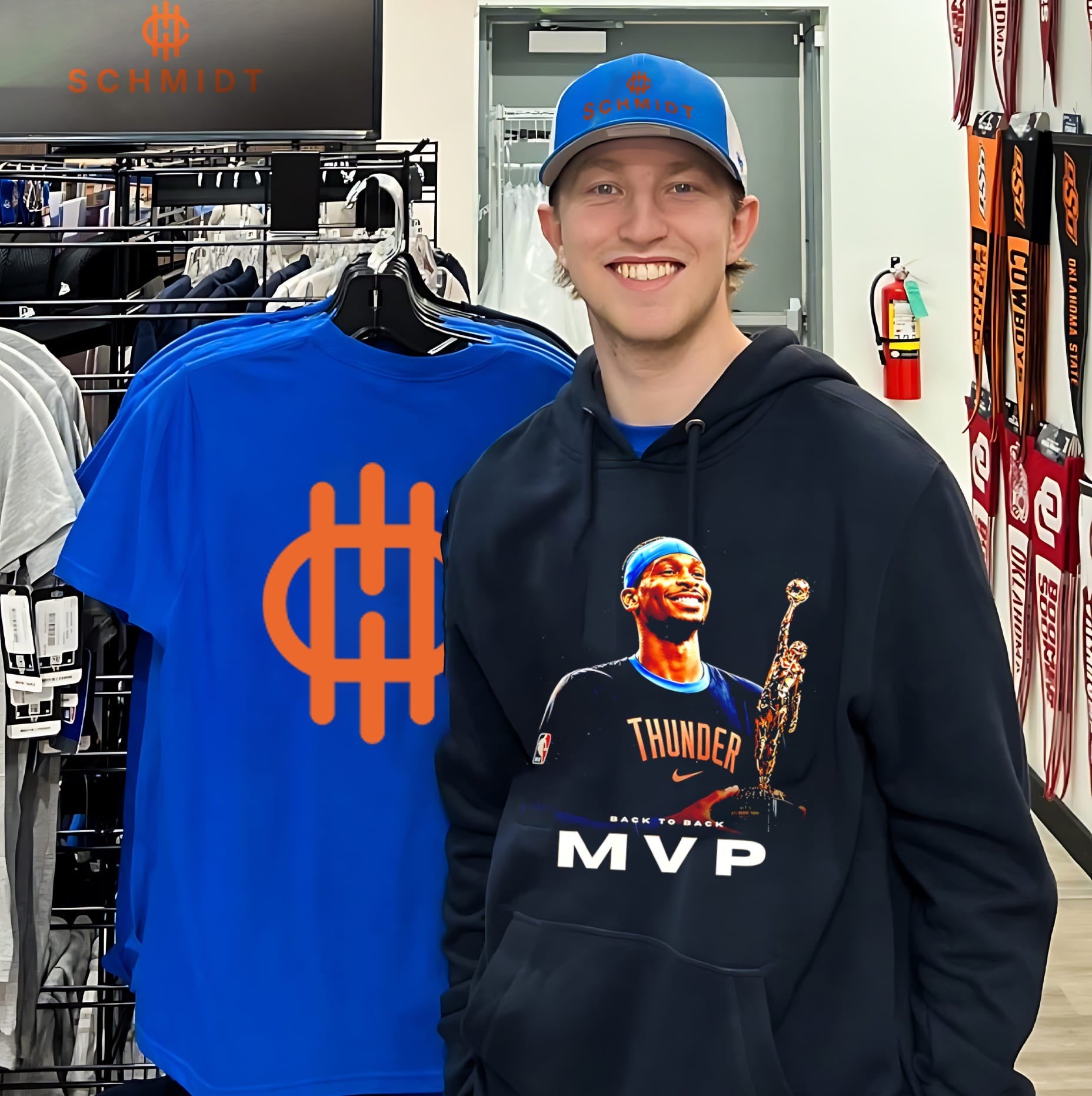 Shai Gilgeous-Alexander Oklahoma City Thunder Mvp graphic shirt