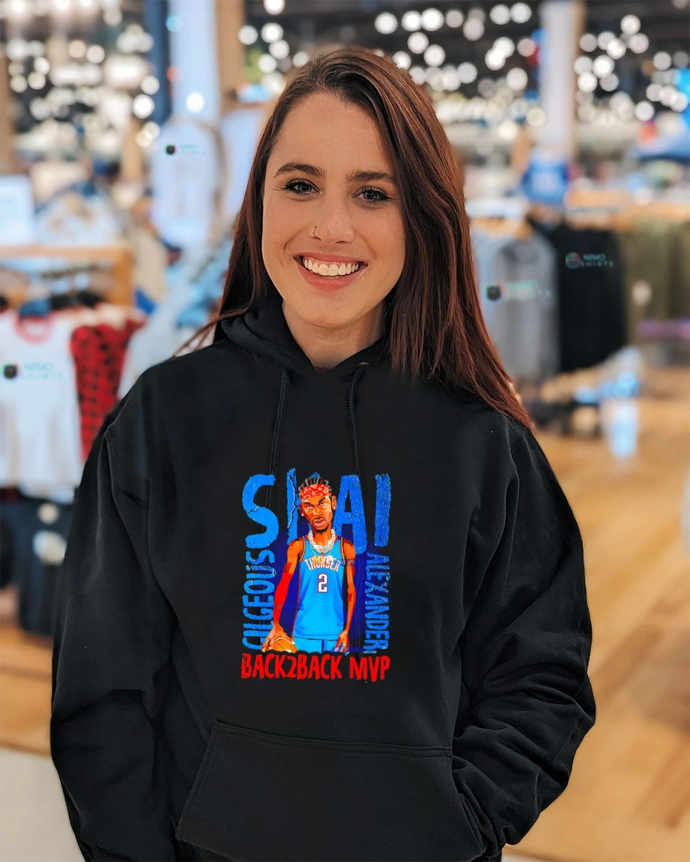 Shai Gilgeous-Alexander back-2-back MVP OKC Thunder shirt