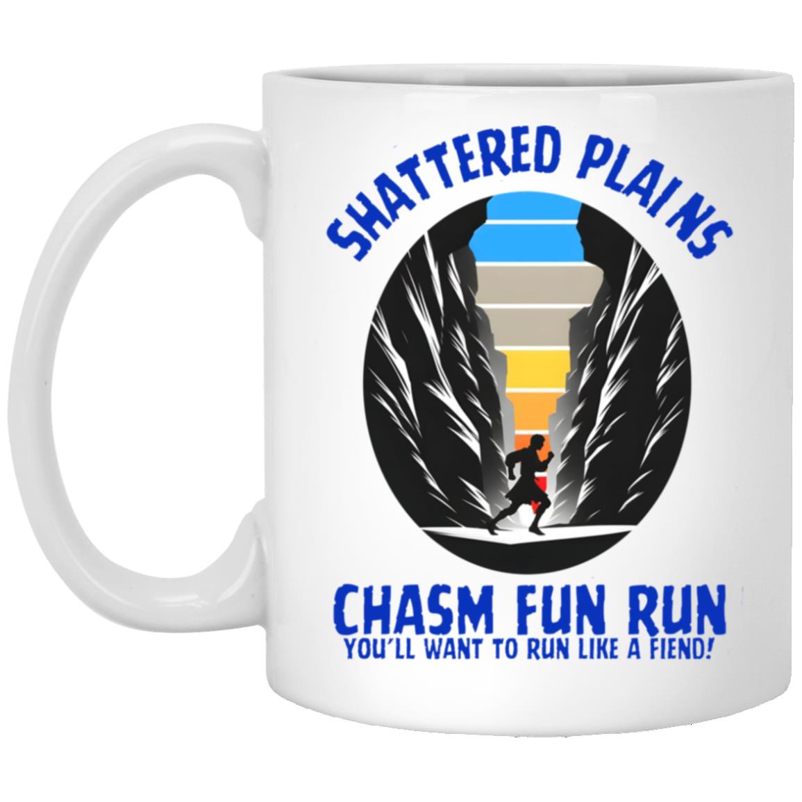 Shattered Plains Chasm Fun Run You’ll Want To Run Like A Fiend Mug